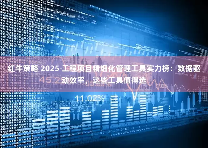 红牛策略 2025 工程项目精细化管理工具实力榜：数据驱动效率，这些工具值得选